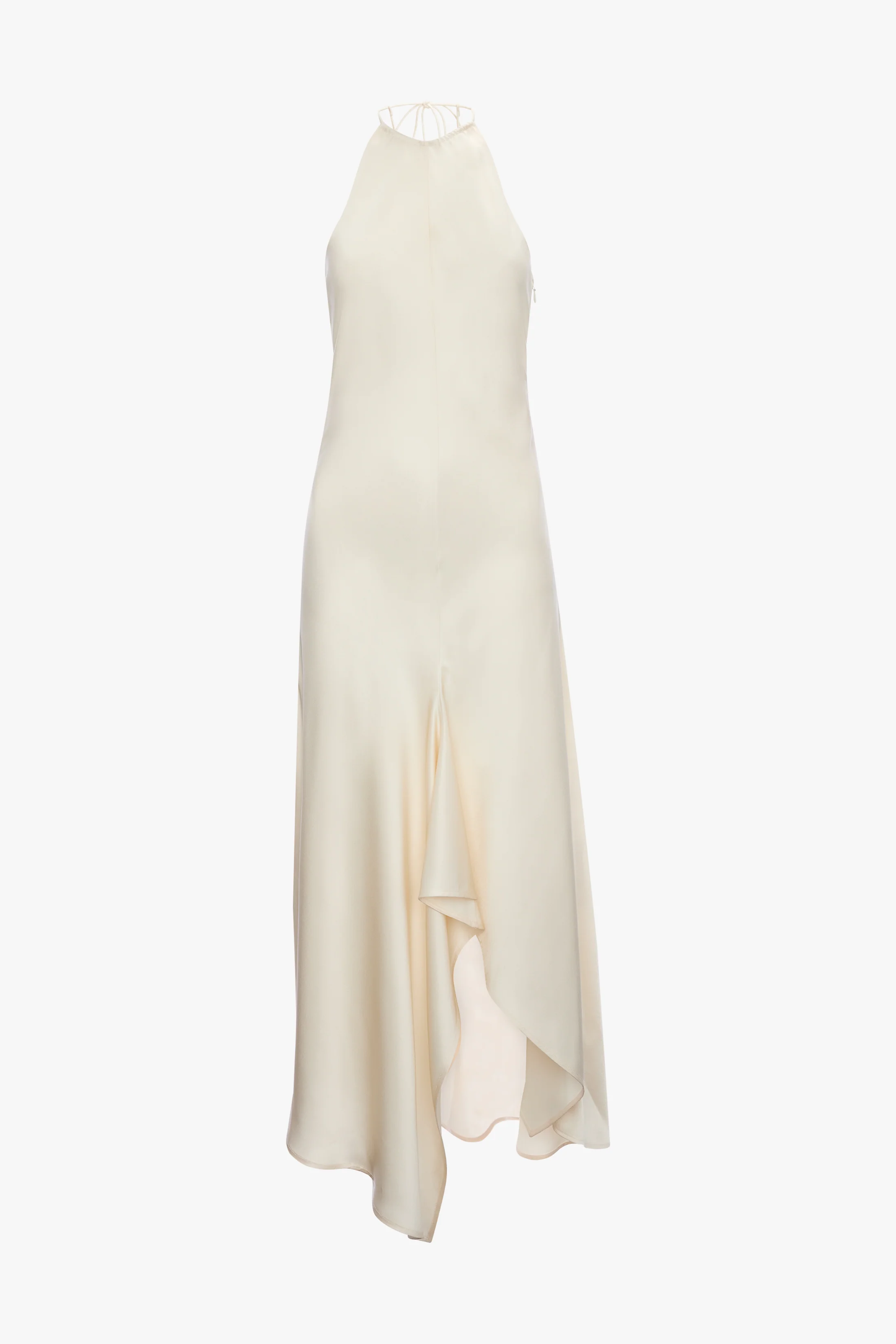 Halter Neck Midi Dress In Elderflower