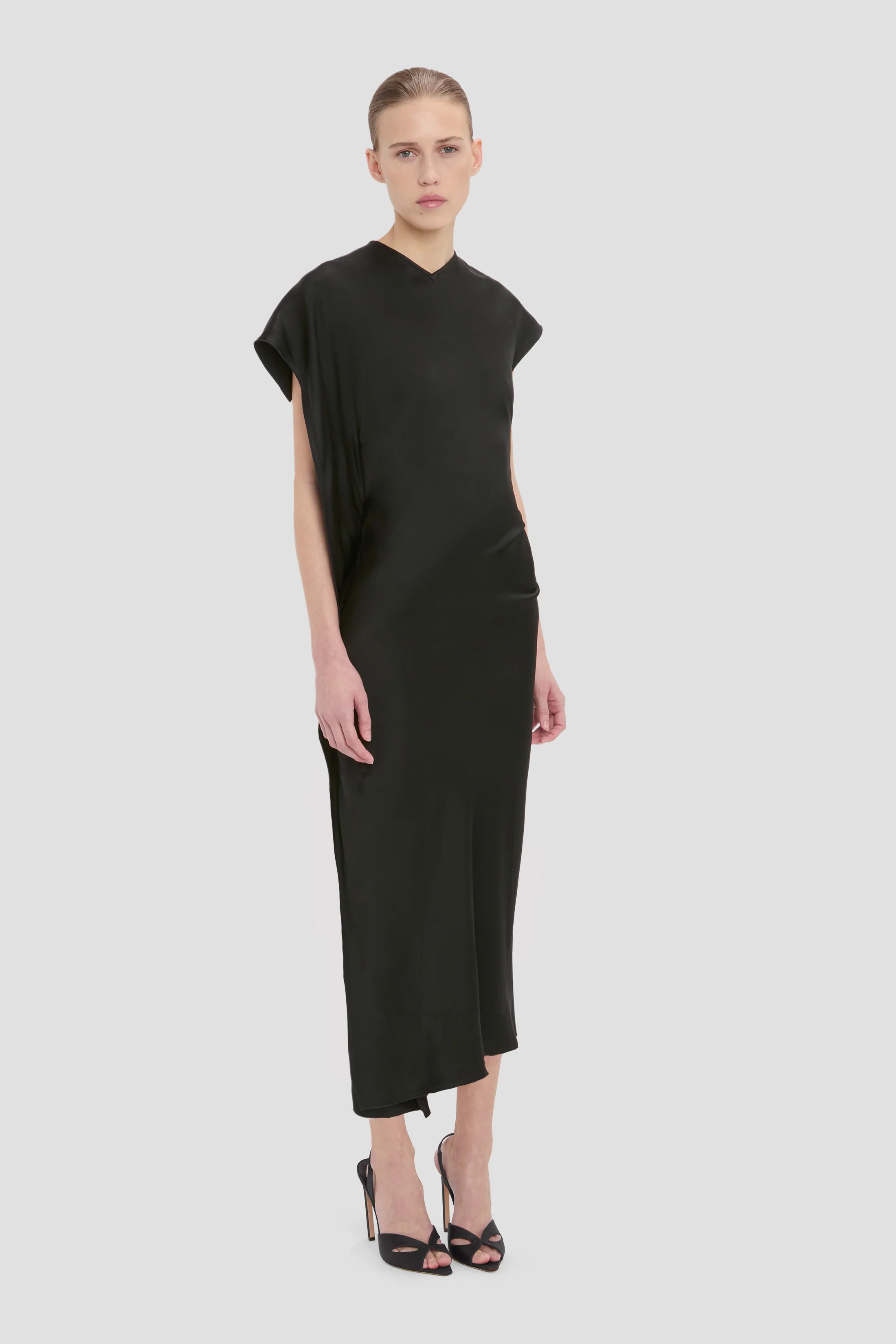 Victoria Midi Dress In Black