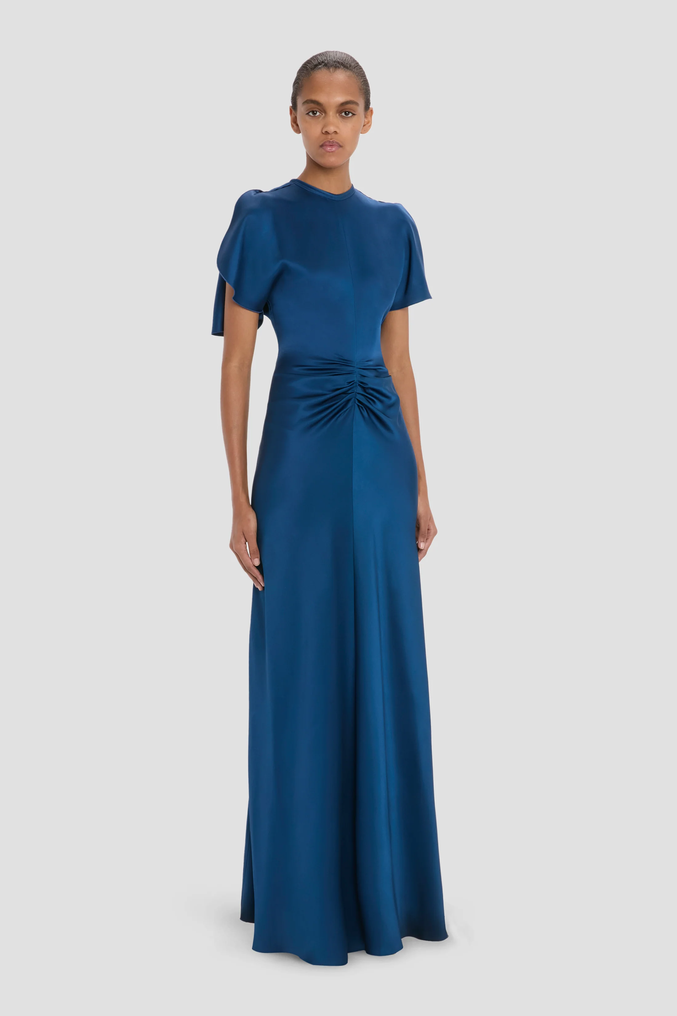 Isabella Gown In Dark Ocean