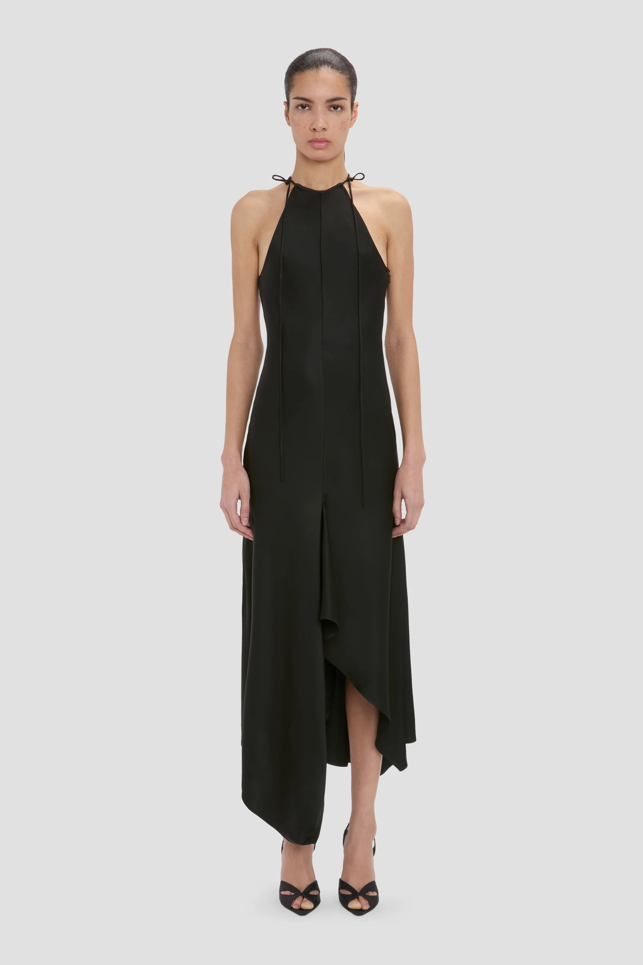 577-halter-neck-midi-dress-in-black-1.webp Halter Neck Midi Dress In Black