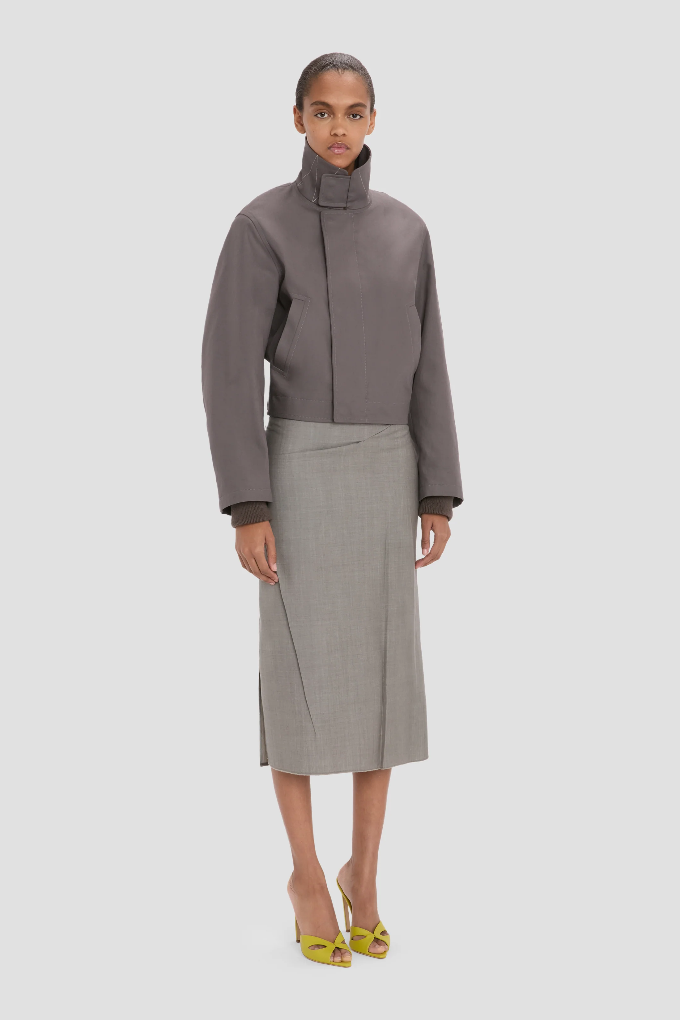 Bomber Jacket In Ore
