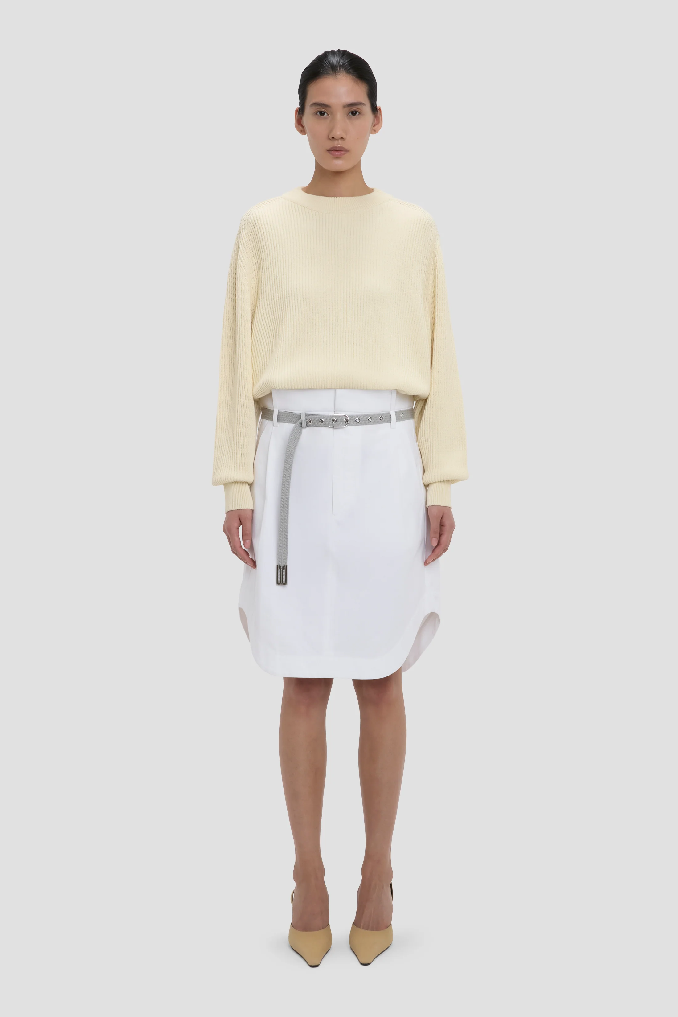 643-cargo-skirt-in-optic-white-1.webp Cargo Skirt In Optic White