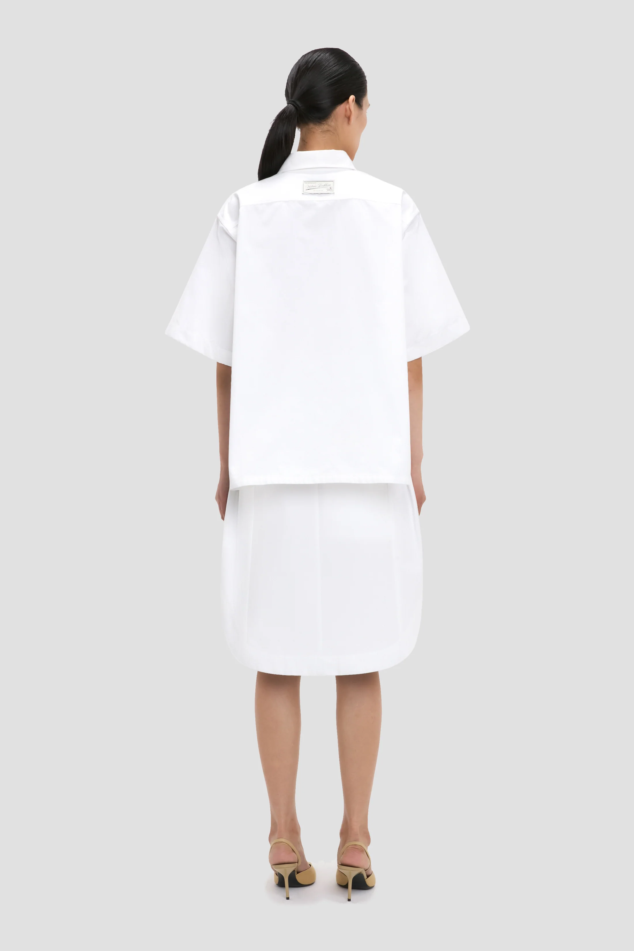 Trapeze Shirt In Optic White
