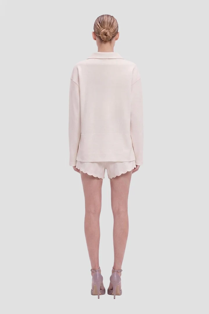 Embroidered Tunic In White