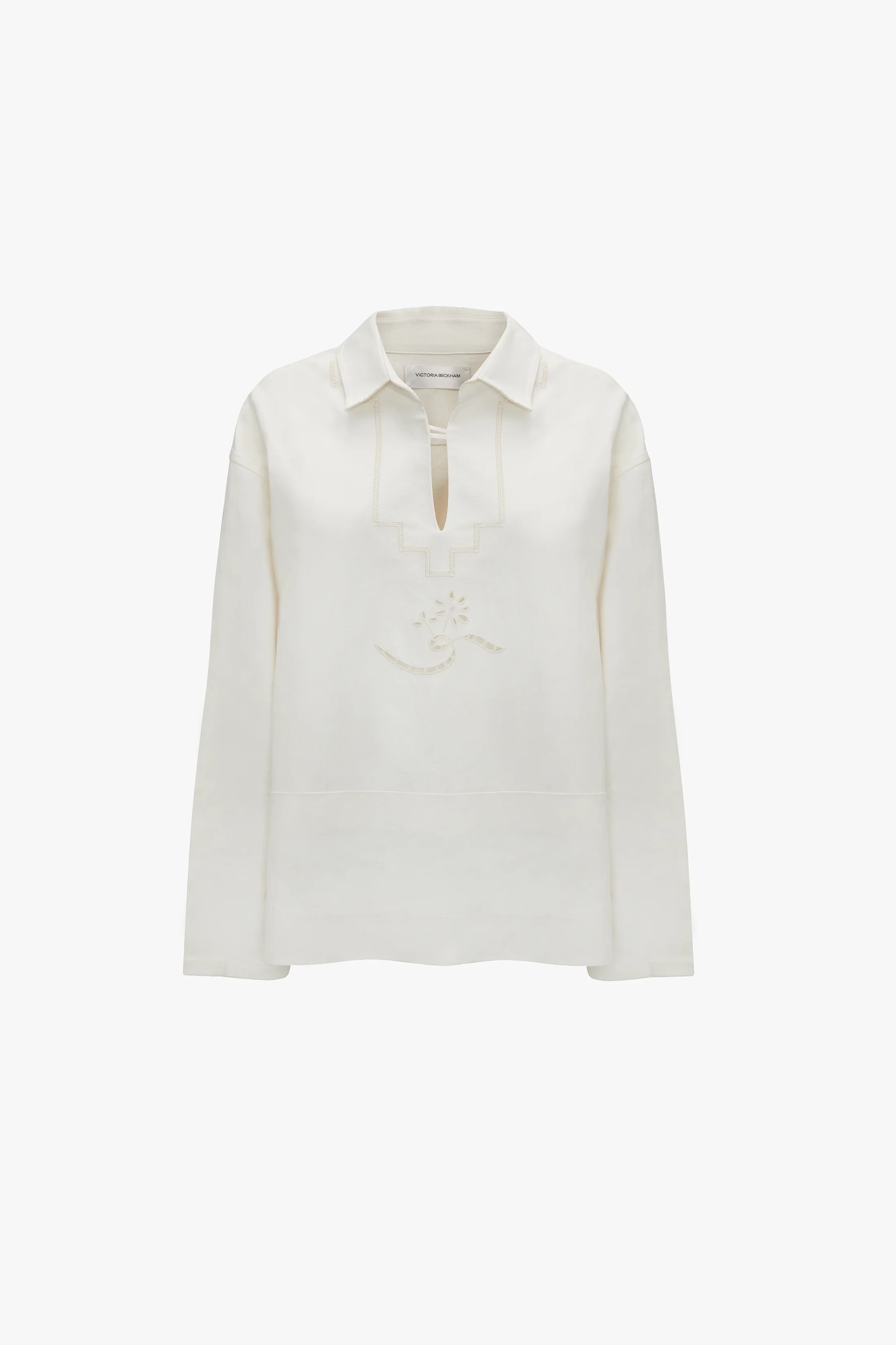 Embroidered Tunic In White