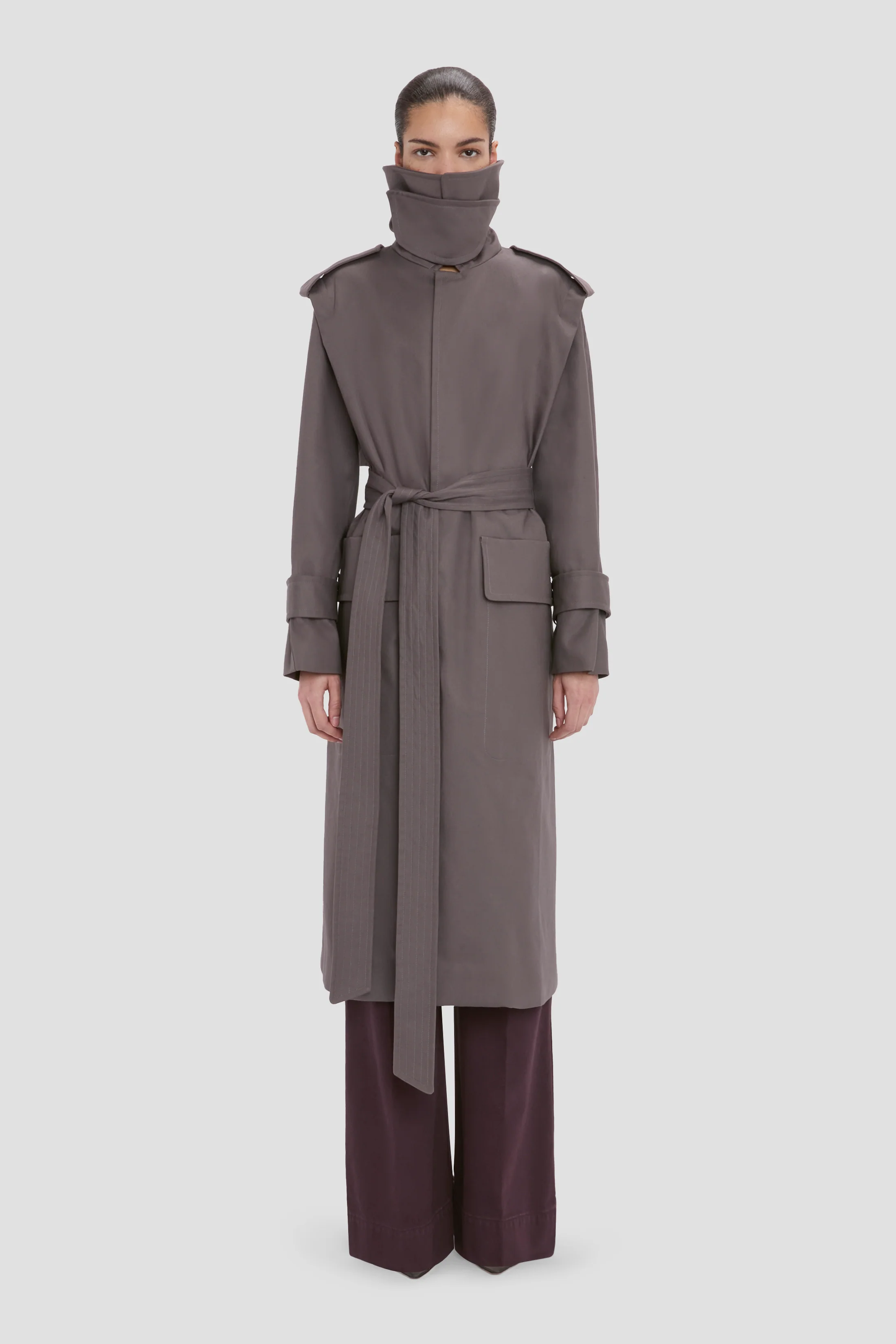 Philippa Trench Coat In Ore