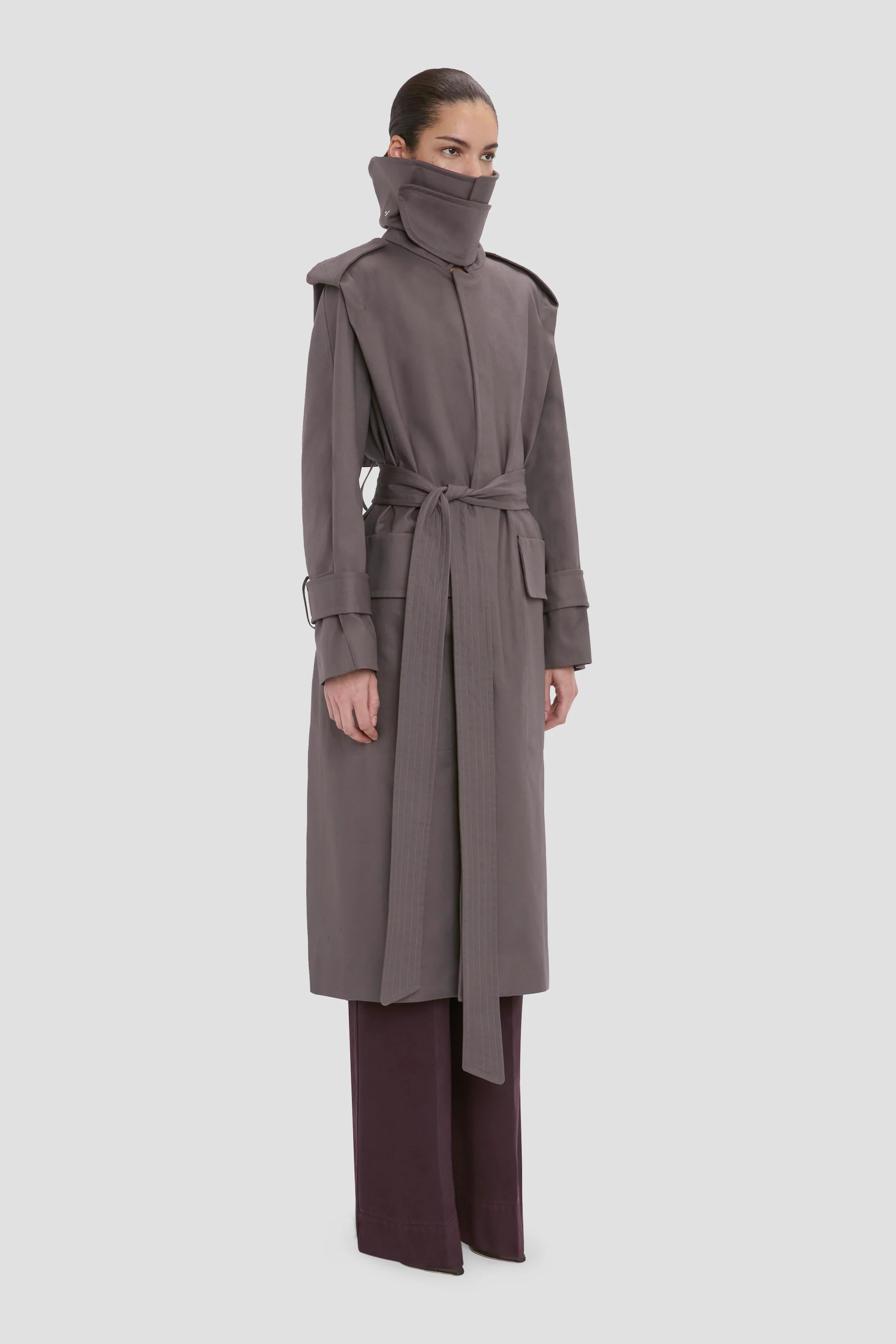 Philippa Trench Coat In Ore