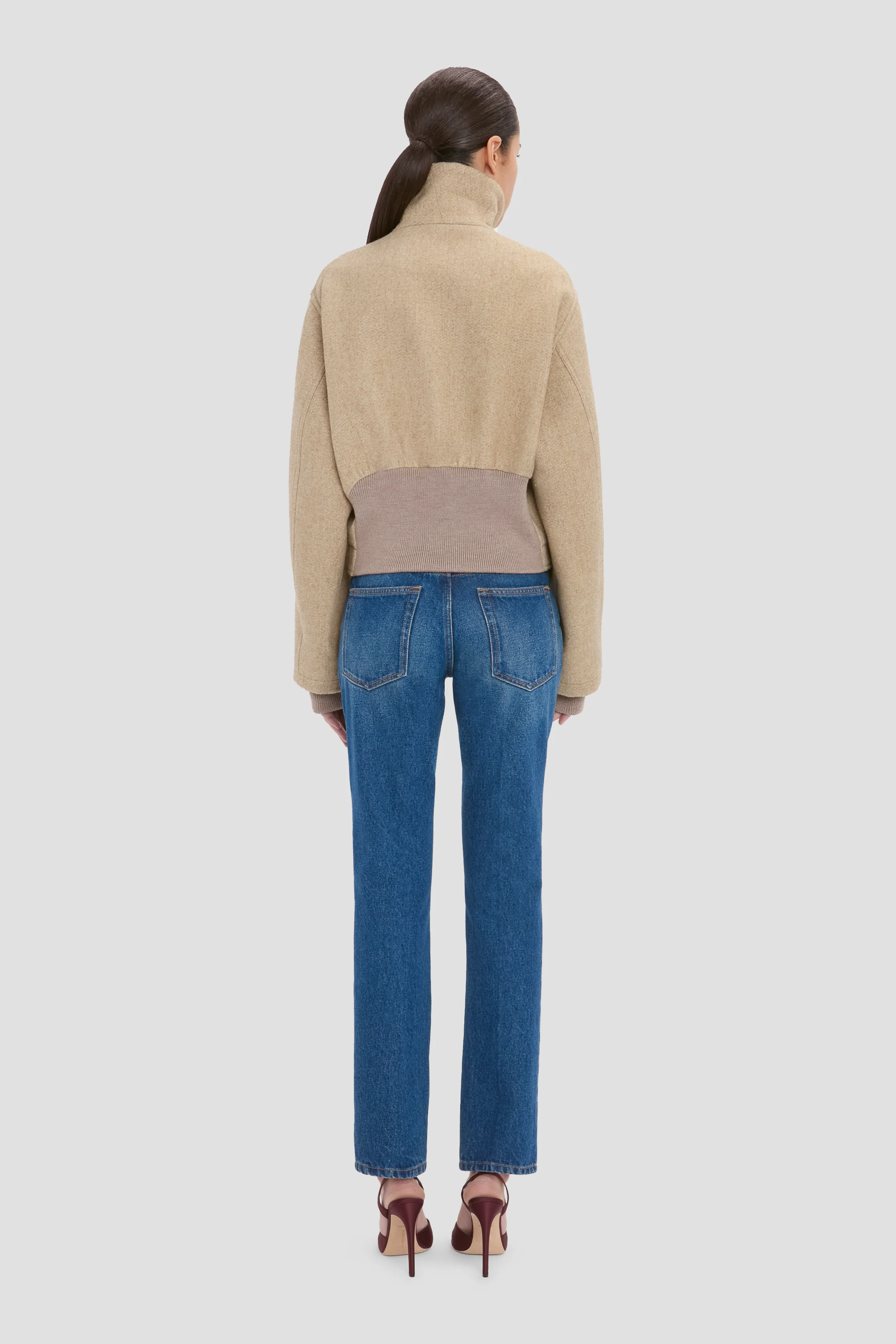Bomber Jacket In Camel