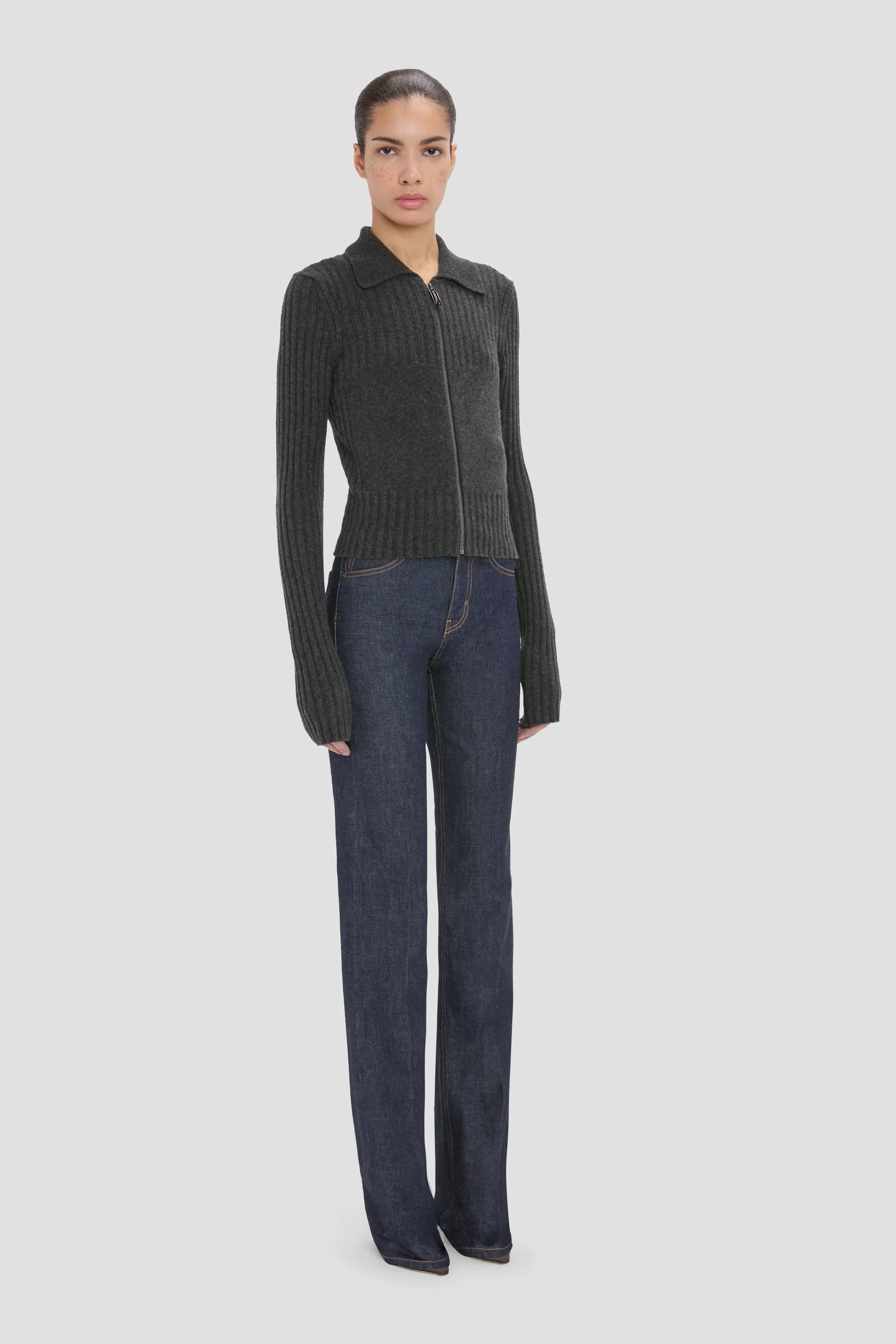867-zip-jumper-in-ore-melange-2.webp Zip Jumper In Ore Melange