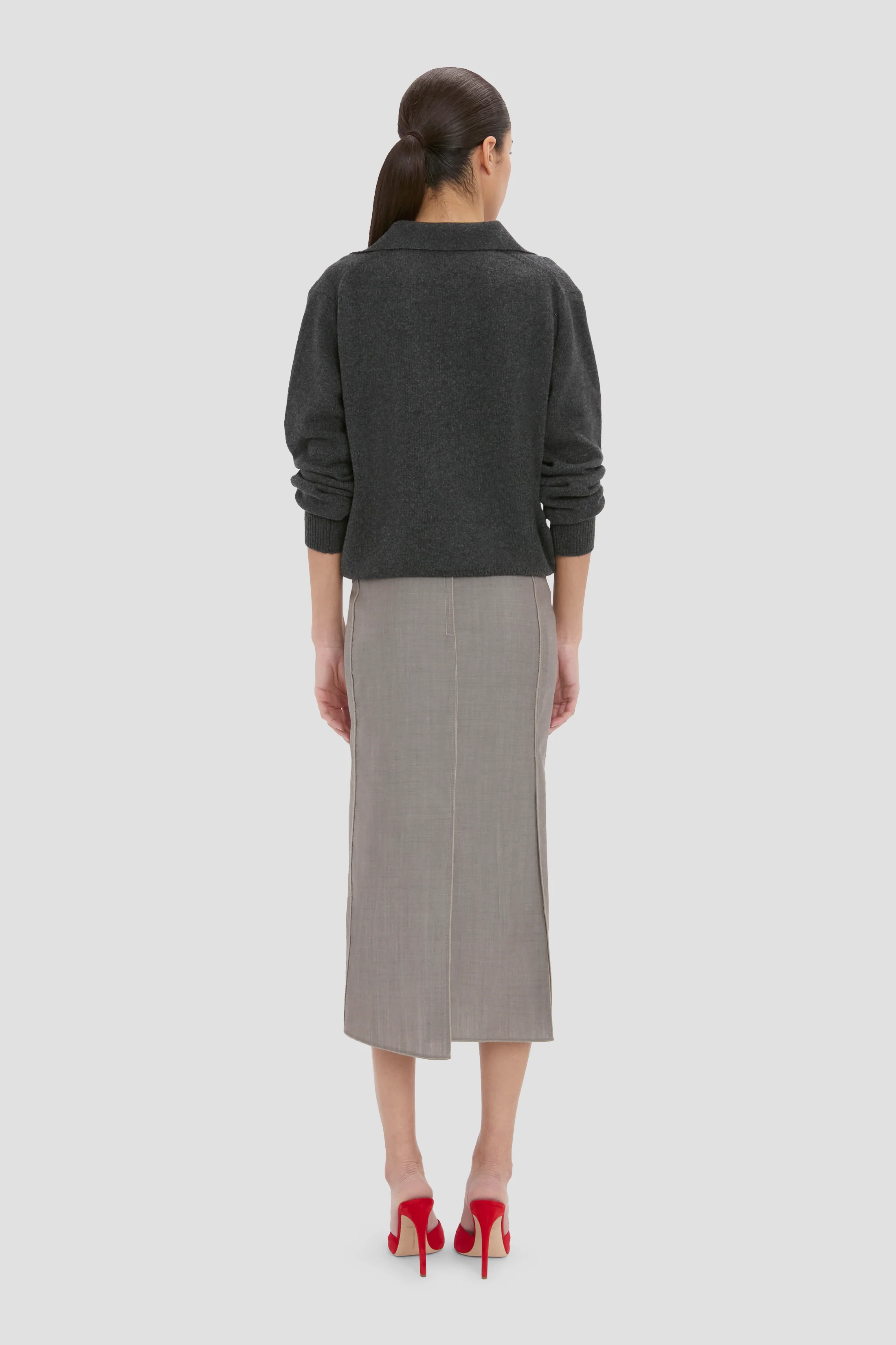 Pressed Skirt In Ore